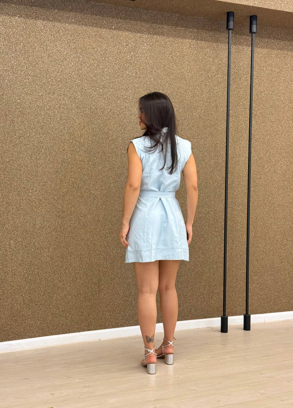 Vestido Sarja Alfaiataria