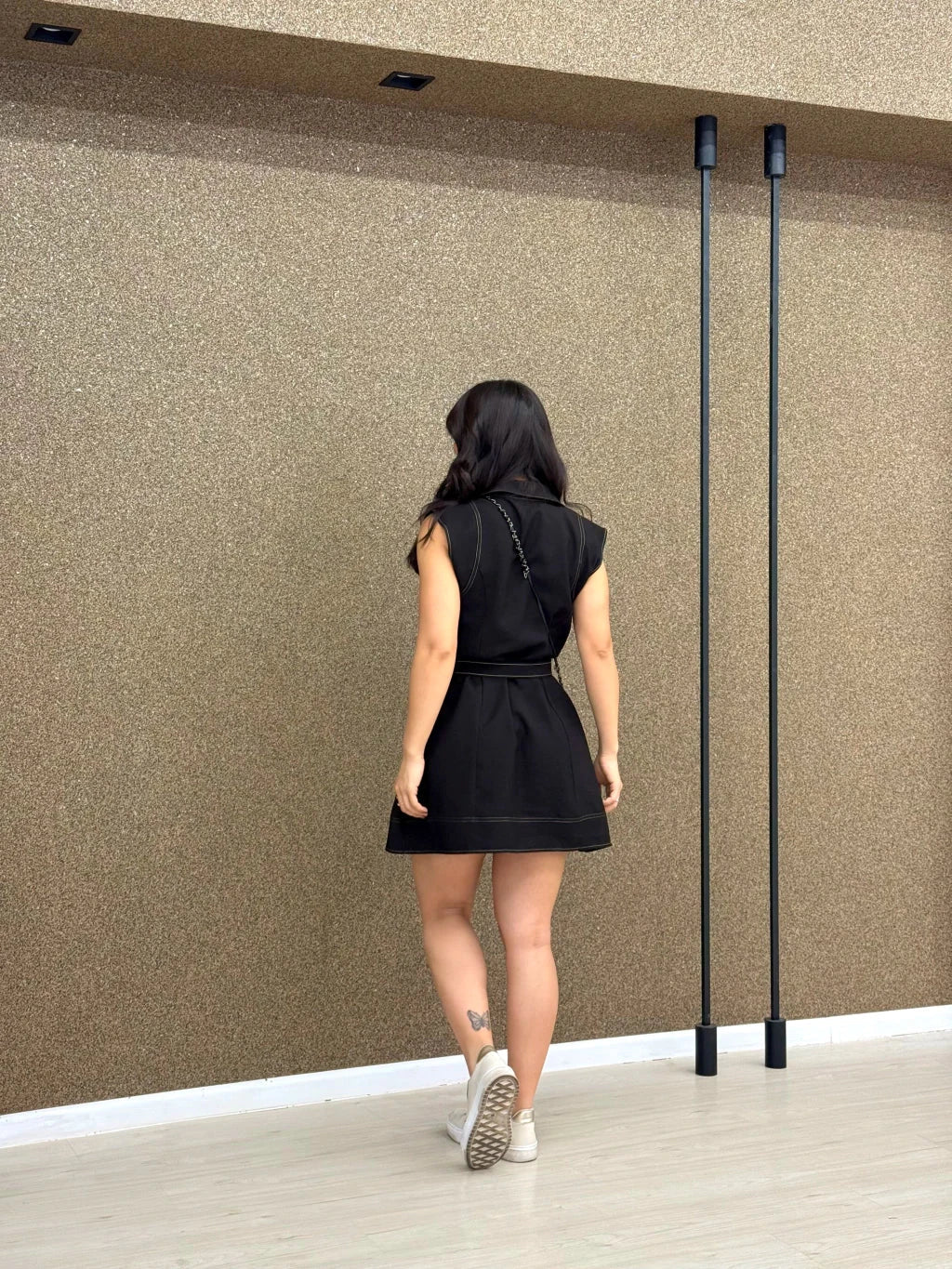 Vestido Sarja Alfaiataria
