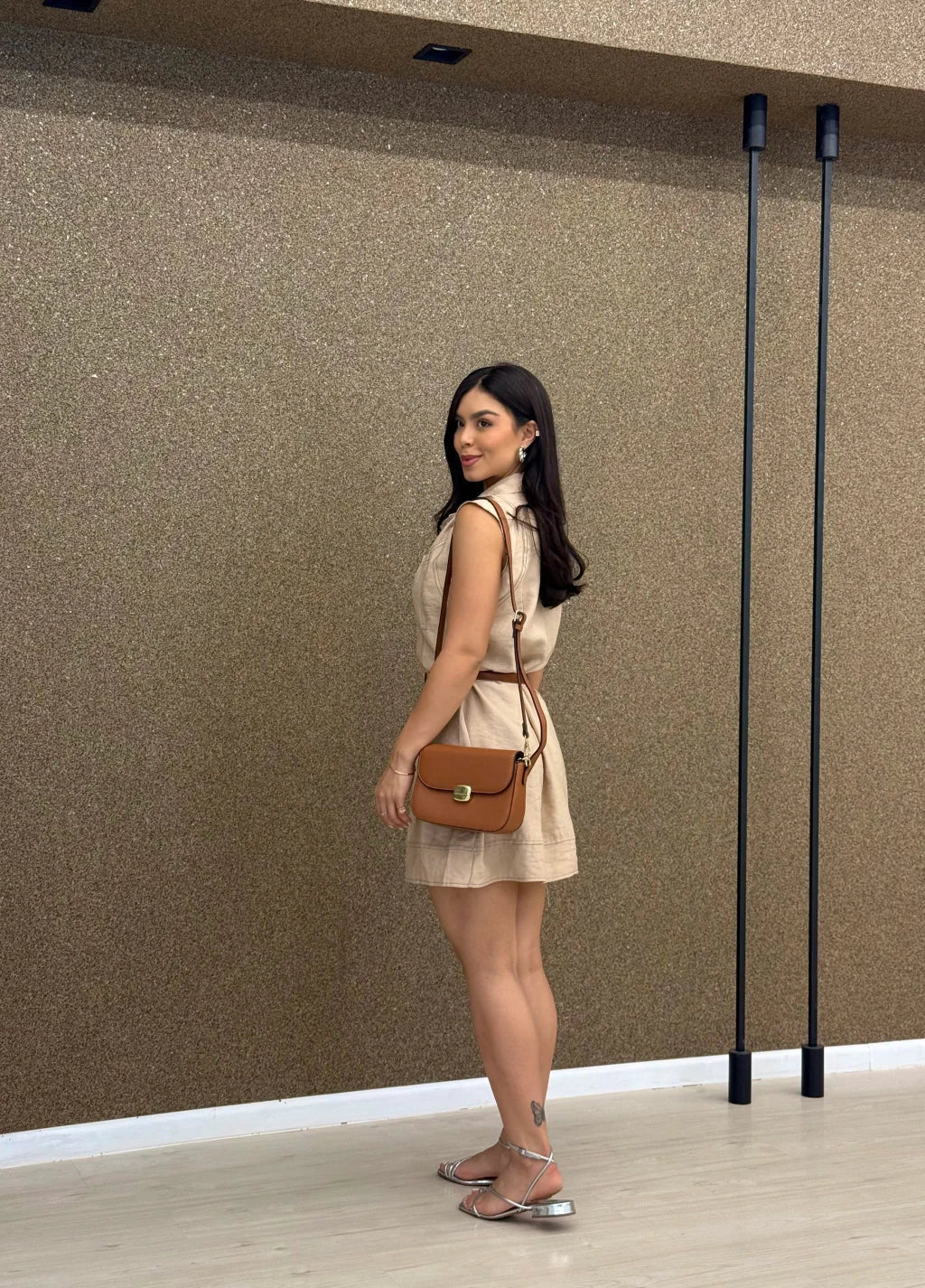 Vestido Sarja Alfaiataria